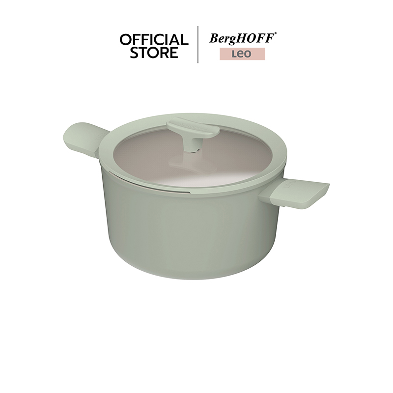 หม้ออะลูมิเนี่ยมเคลือบเซรามิค Non-stick 24x14ซม. Balance Sage 3950453 ราคา 2,723 บาท*ส่งฟรี
