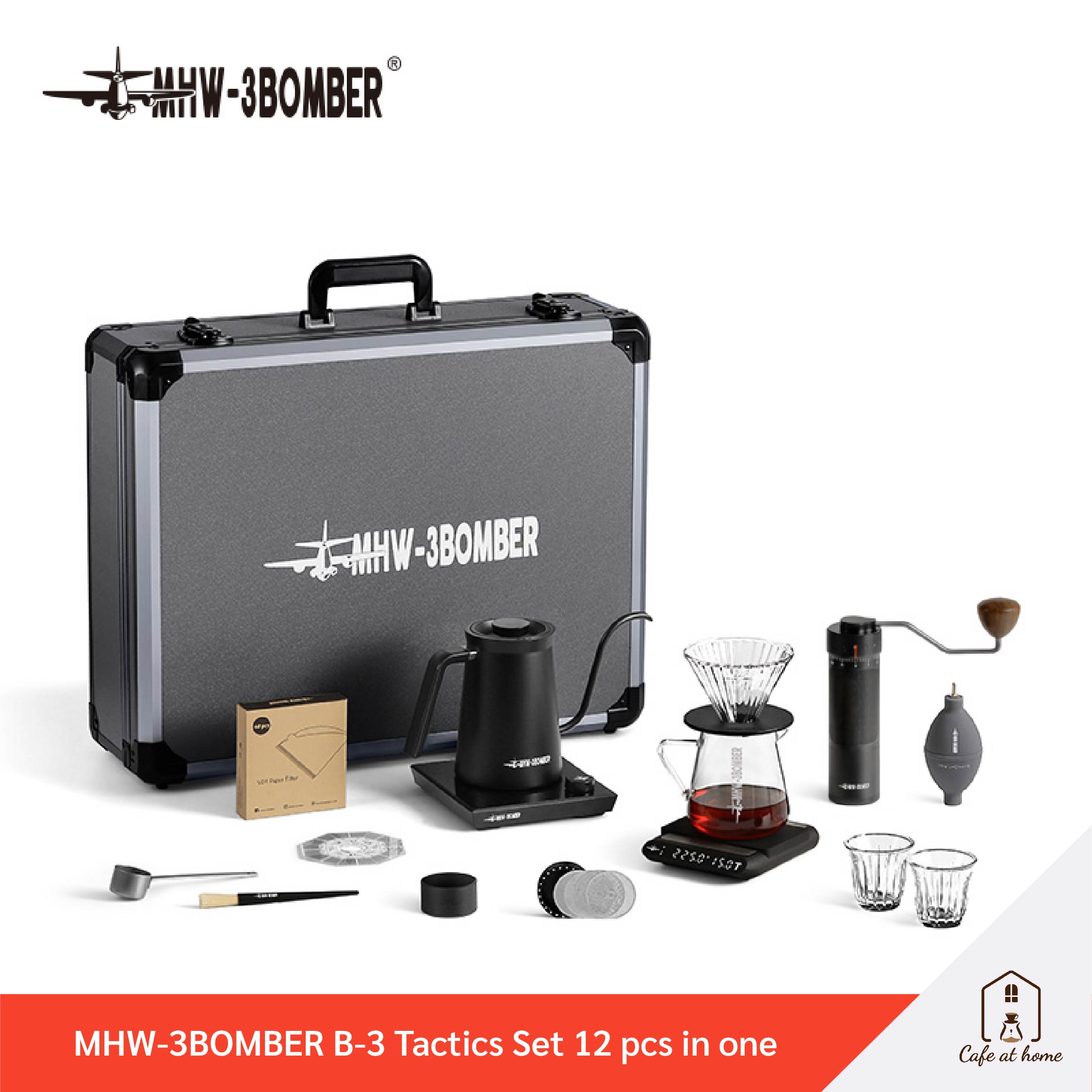 MHW-3BOMBER B-3 Tactics Set 12 pcs in one ชุดดริปกาแฟ อุปกรณ์ในชุด 12 ชิ้น ราคา 12,500 บาท*ส่งฟรี