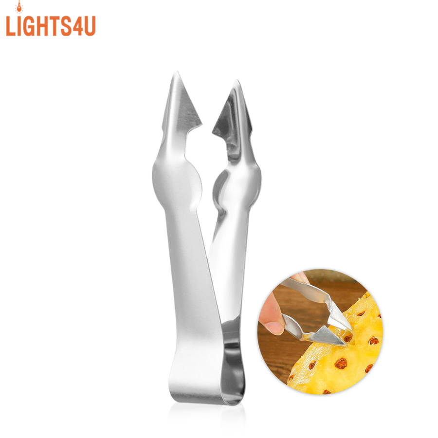 ที่แกะตาสับปะรด มีดจิ้มตาสับปะรด ที่เจาะตาสับปะรด อุปกรณ์ปอกสับปะรด pineapple clip ใช้งานง่าย ช่วยเบาแรง ใช้งานง่าย เพียงเจาะแล้วคีบออกได้เลย Lights4U ราคา 17 บาท*ส่งฟรี