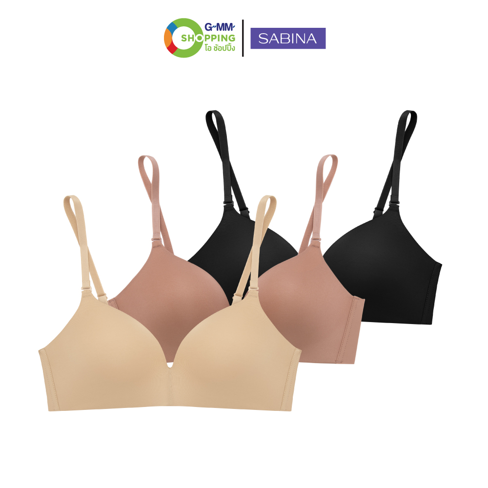 SABINA ซาบีน่า ซอฟท์ ดูม เสื้อชั้นใน มีดันทรง เซต 3 ตัว #200572 ราคา 990 บาท*ส่งฟรี