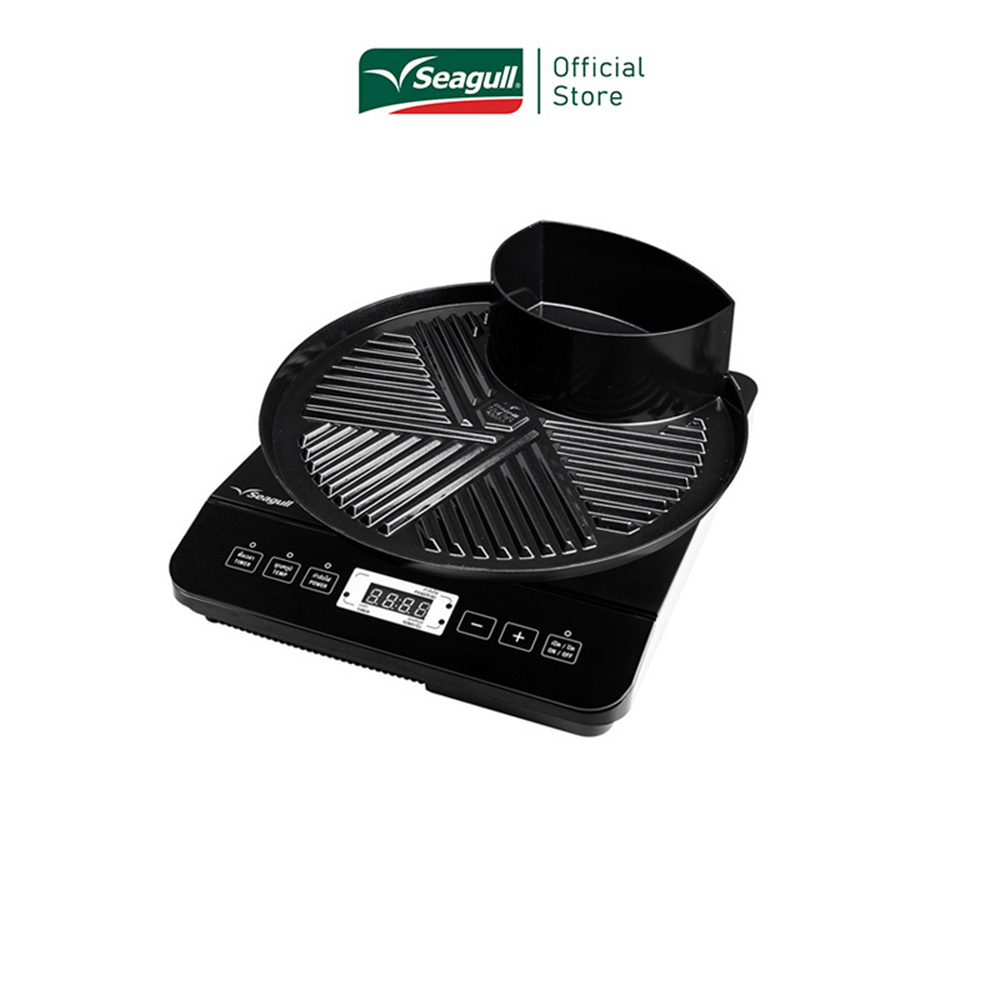 Seagull กระทะย่างชาบู กริลล์ อินดักชั่น 30 ซม. และเตาอินดักชั่น ราคา 1,990 บาท*ส่งฟรี