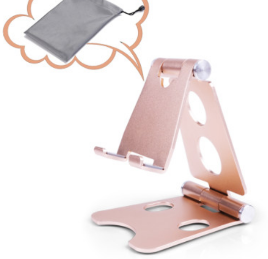 Phone Desk Stand Holder - ที่วางโทรศัพท์ตั้งโต๊ะ,Aluminum Desktop Solid Portable Universal Desk Stand for All Mobile Smart Phone Tablet Display QT Mobile