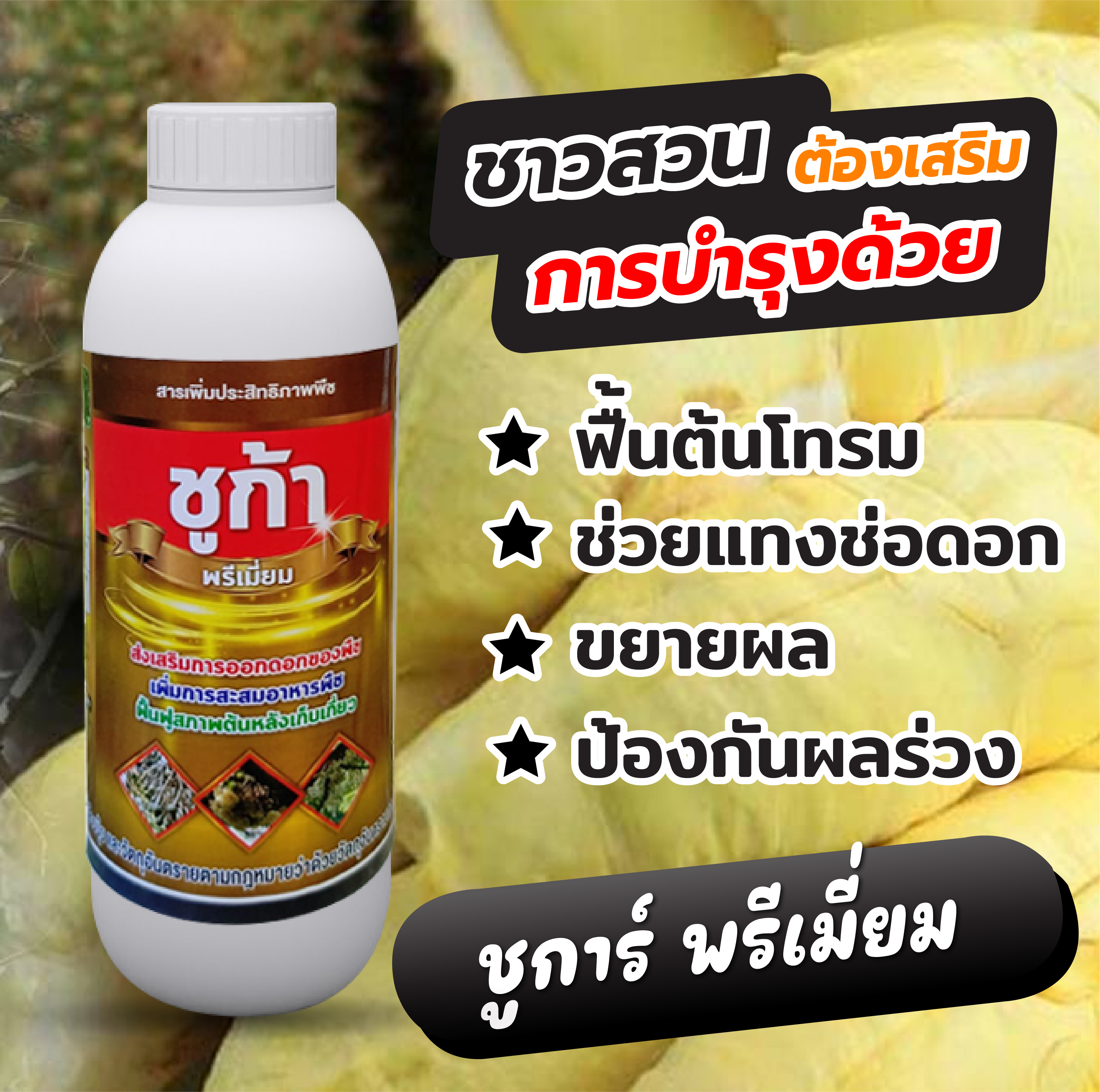ชูก้า พรีเมี่ยม น้ำตาลทางด่วนโมเลกุลเดี่ยว ฟื้นต้นสูตรเร่งรัด ดูดซึมดี เข้มข้นจากสูตรเดิม 5 เท่า ราคา 200 บาท*ส่งฟรี