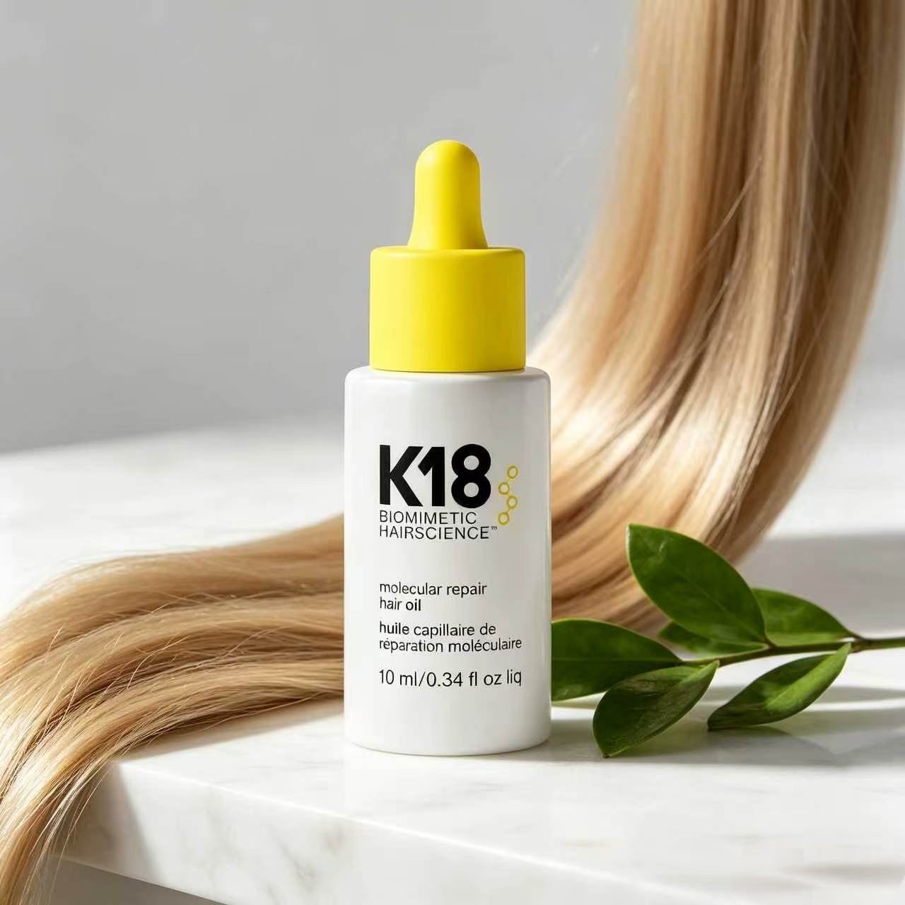 【Genuine Quality Product】K18 Molecular Repair Hair Nourishing Oil, Size 0.34 Fl Oz, Formula That Absorbs Easily, Does Not Flatten Hair, Restores Hair Structure. Hair Is Strong. It Has a Shiny Appearance. Can Be Used Regularly to Care for Damaged Hair. Hai ราคา 459 บาท*ส่งฟรี