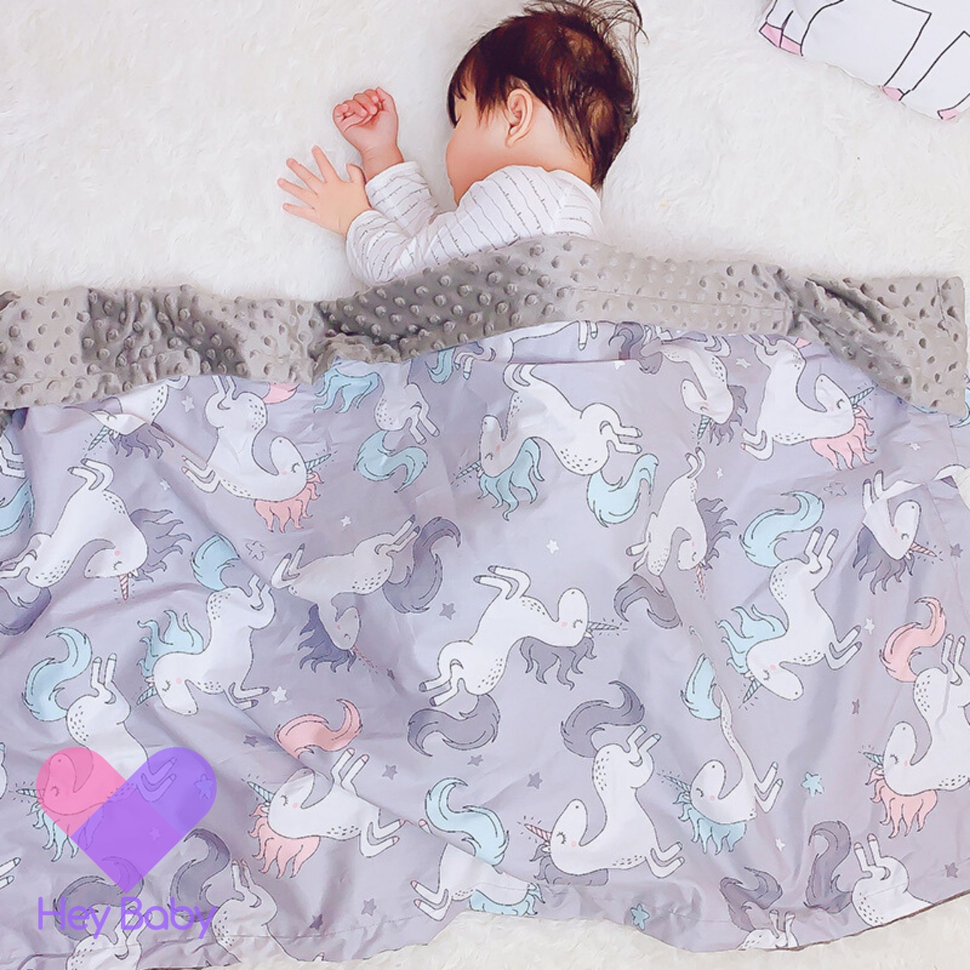 Children's Blankets, Mingdot+Cotton, Soft Fabric, Kindergarten Blankets, Air-Conditioned Blankets, Popcorn Blankets, Thin Blankets, Mink Dot Blankets, Children's Items Bs249-1 ราคา 219 บาท*ส่งฟรี