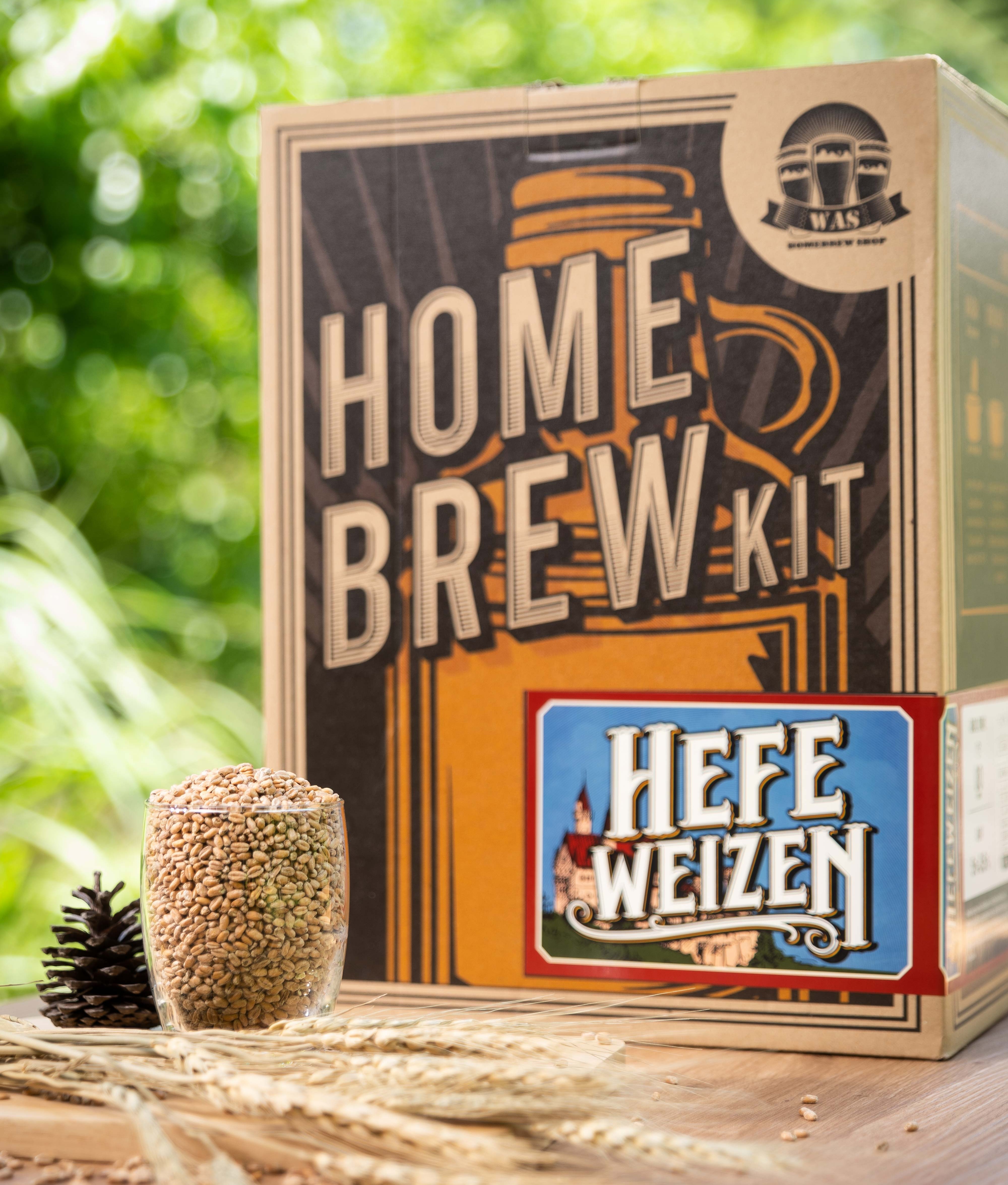 WAS HOMEBREW KIT Hefeweizen 4/10/20Liters วอส​ โฮมบรูวคิท 4/10/20ลิตร ชุดทำเครื่องดื่มคราฟท์ Hefeweizen ราคา 3,290 บาท*ส่งฟรี