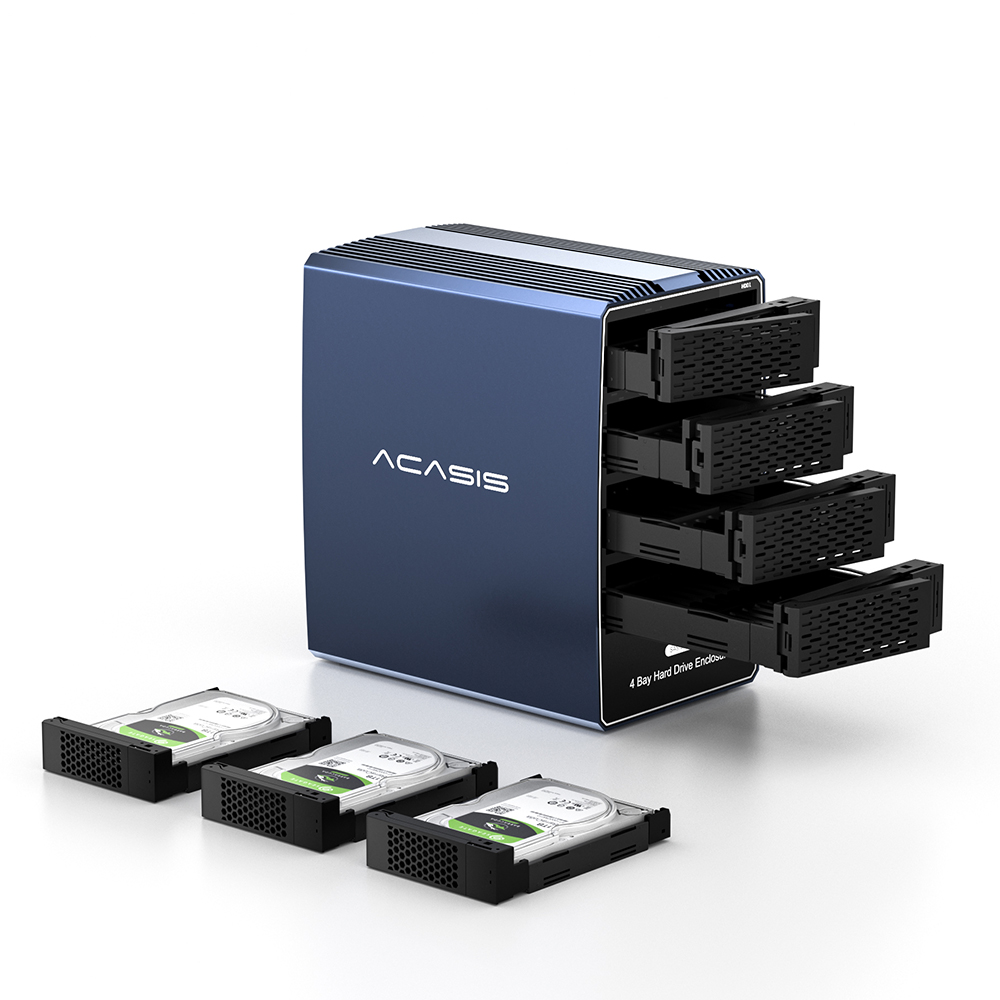 2.5/3.5 inch SATA SAS hard disk drive enclosure usb3.2 Gen2 10Gbps-96TB capacity ราคา 9,202 บาท*ส่งฟรี