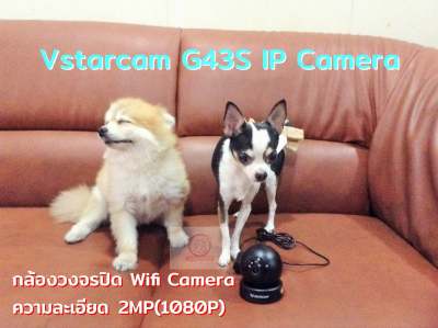 กล้องส่อง Vstarcam G43S IP Camera ความละเอียด 2MP(1080P) กล้องวงจรปิด Wifi Camera กล้องส่อง Vstarcam G43S IP Camera ความละเอียด 2MP(1080P) กล้องวงจรปิด Wifi Camera