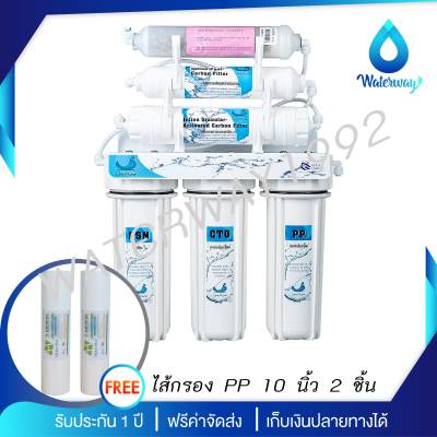 Uni Pure Blue เครื่องกรองน้ำ 6 ขั้นตอน รุ่น Ceramic Mineral บำรุงร่างกาย
พร้อมอุปกรณ์ครบชุด รับประกัน 1 ปี แถมไส้กรอง PP 5 micron 2 ชิ้น จัดส่งฟรี