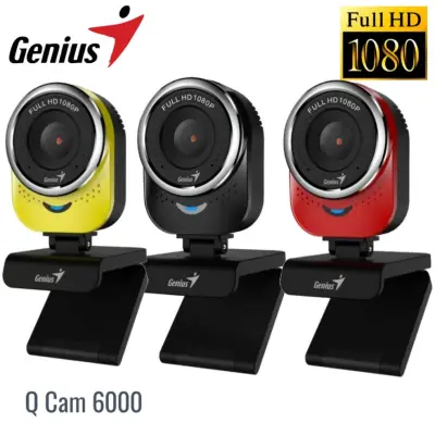 กล้องเว็บแคม Genius Q CAM 6000 Full HD 1080P -การสนทนาผ่านวิดีโอ Full HD 1080p (1)