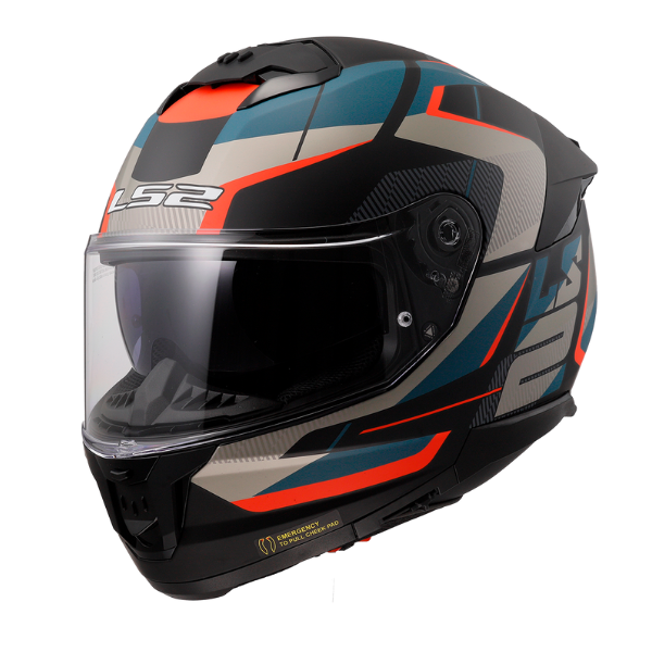 LS2 Helmets FF808 Stream II Road M. Black Blue - หมวกกันน็อคเต็มใบ ราคา 4,300 บาท*ส่งฟรี