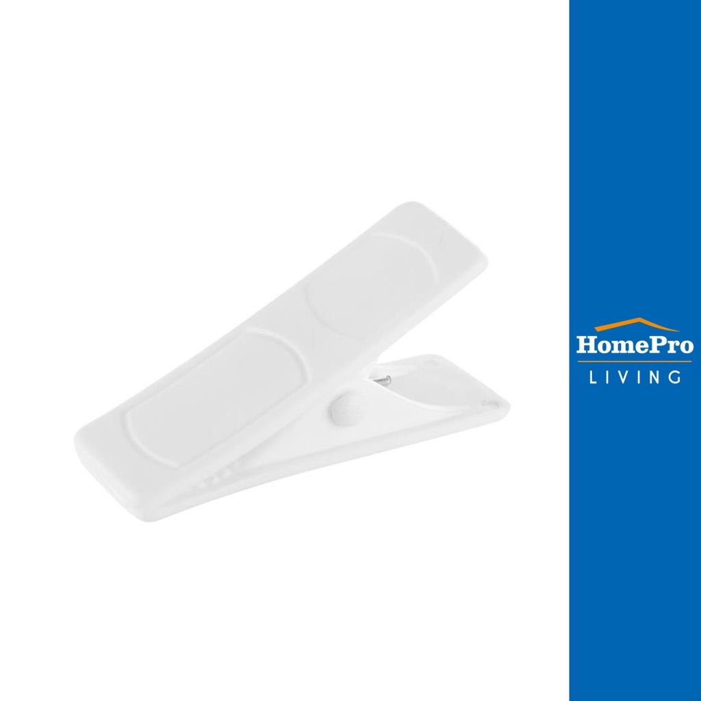 HomePro กิ๊บหนีบผ้าพิเศษ สีขาว แพ็ค 12 ชิ้น แบรนด์ CSP ราคา 79 บาท*ส่งฟรี