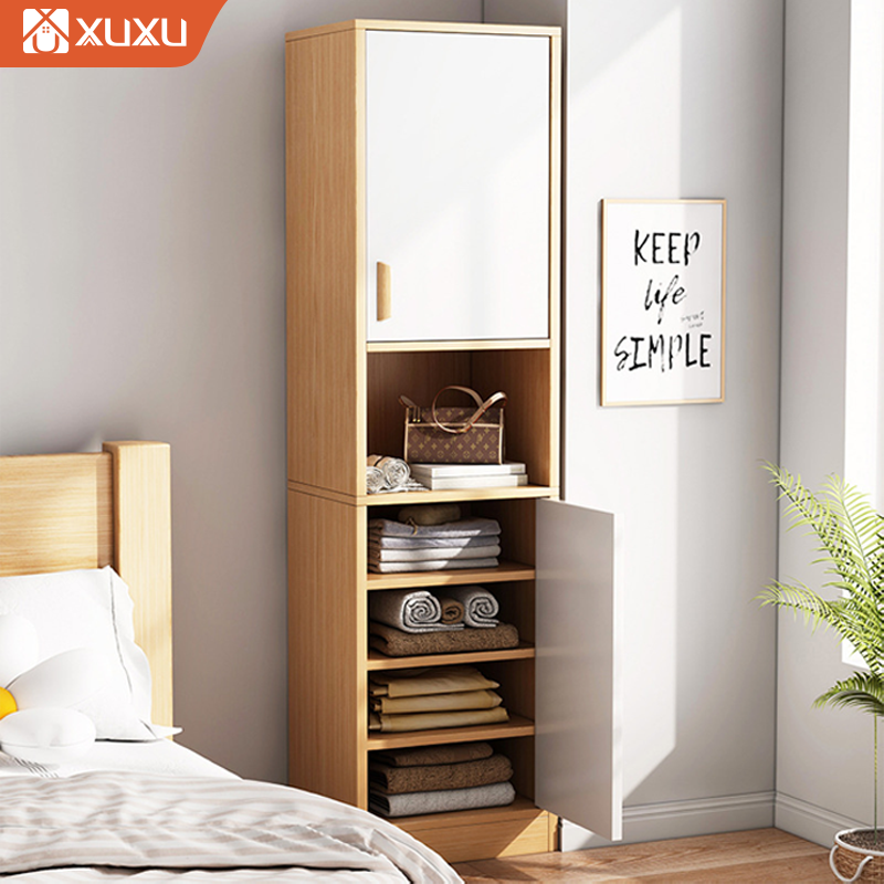 XUXU ตู้สูง180cm ตู้ครัวเก็บของ ตู้เก็บของ ที่เก็บเครื่องซักผ้า ตู้อเนกประสงค์ ตู้ชั้นเก็บของ ไม้ วางใน ห้องครัว ห้องน้ำ ห้องนั่งเล่น ราคา 702 บาท*ส่งฟรี