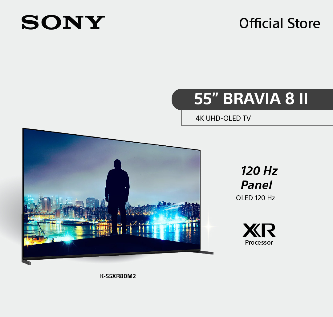 Sony Bravia 8 Ii 55-Inch Tv Model K-55Xr80M2 Oled 4K Ultra Hd Smart Tv (Google Tv) | Xr Processor ราคา 66,990 บาท*ส่งฟรี
