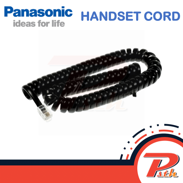 handset cord for Panasonic phones can be used with multiple models (pqja212v) ราคา 165 บาท*ส่งฟรี