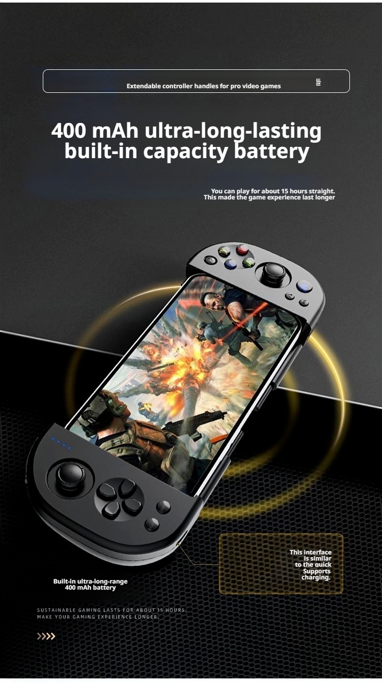 ตัวควบคุมเกม E-Sports Call of Duty Hall Stretch Zero Latency ตัวควบคุมเกมอิเล็กทรอนิกส์ไร้สาย Zero Latency Stretch ตัวควบคุมเกมอิเล็กทรอนิกส์ Android ตัวควบคุมเกมไก่ ราคา  617 บาท*ส่งฟรี