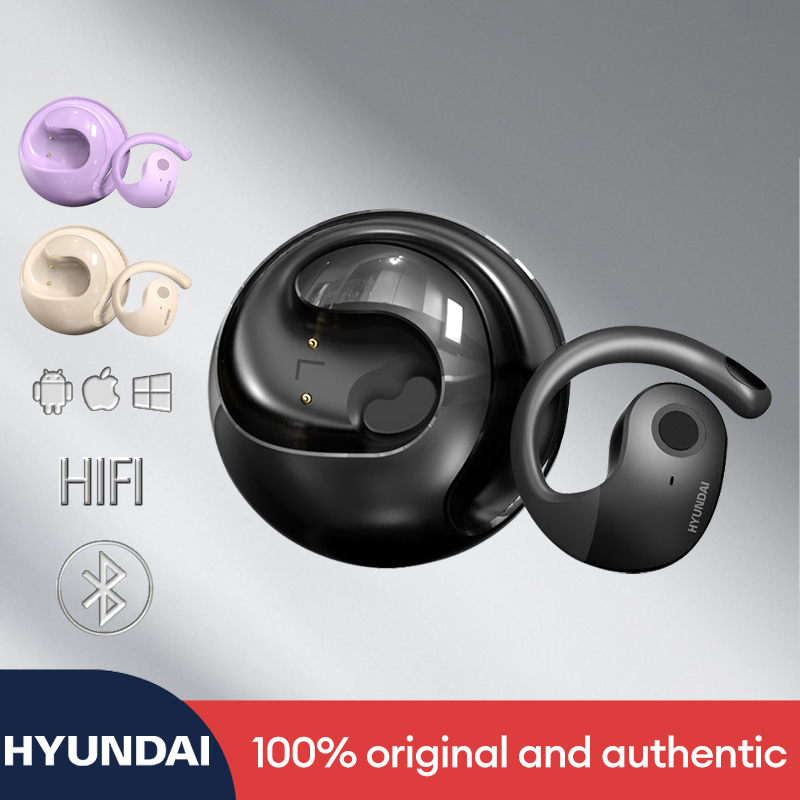Hyundai HY-T26 True Wireless Bluetooth Earbuds BTV5.3 Gaming Headset Smart Touch Large Battery Life With Mic HD Voice Ear-Hanging Earphones ราคา 513 บาท*ส่งฟรี