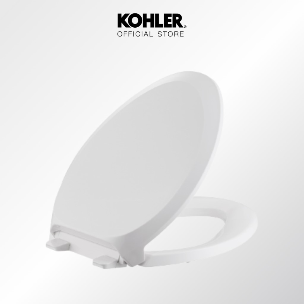 Kohler French curve Quite Close โคห์เลอร์ ฝารองนั่ง ฝาชักโครก อีลองเกต เฟรน์เคิร์ฟ แบบ Quiet Close K-4713X-0 (ฝารองชักโครก,ชักโครก) ราคา 2,100 บาท*ส่งฟรี