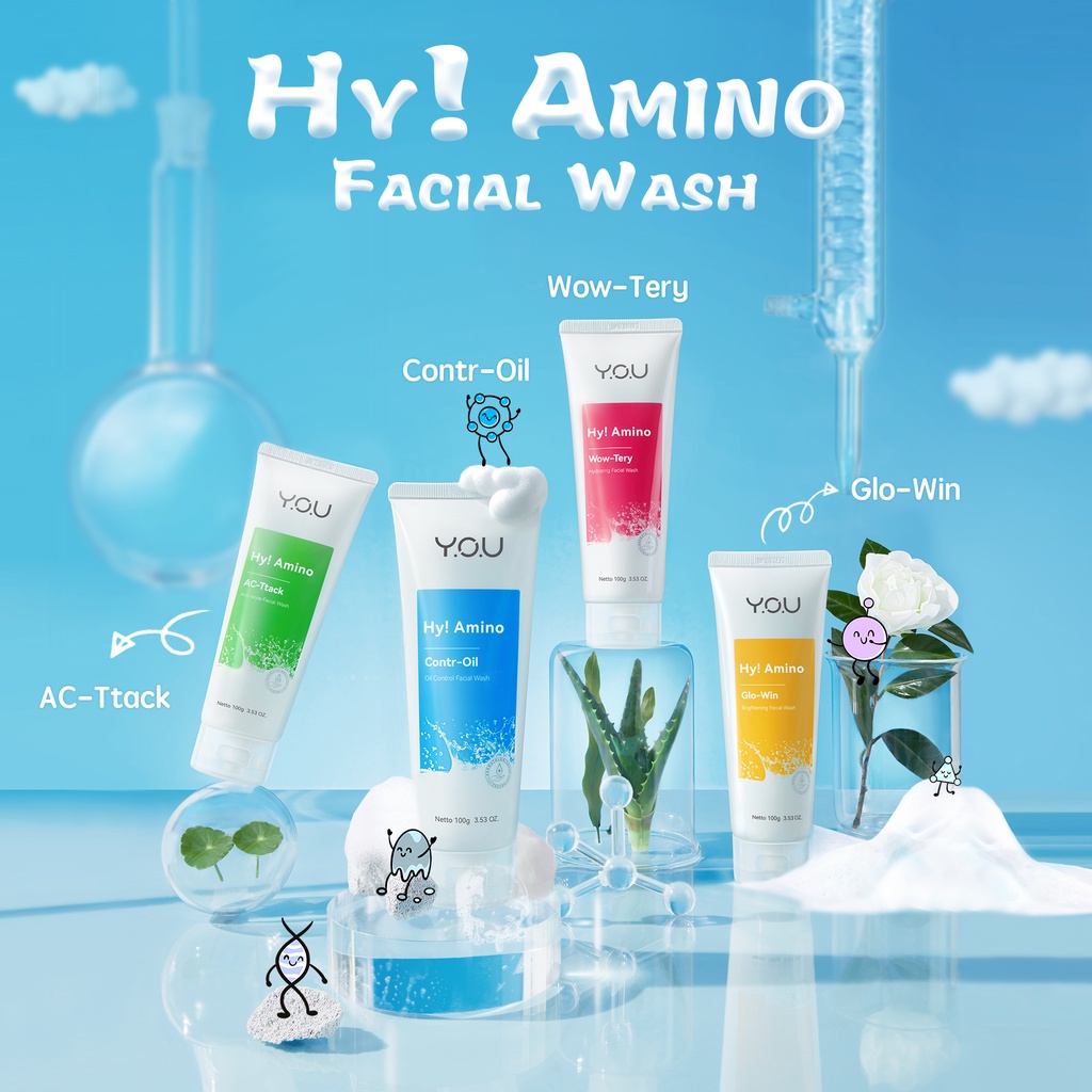 YOU Hy! Amino Wow-Tery Hydrating Facial Wash f887a9c2ab9954d07363f37aefcbcbd7