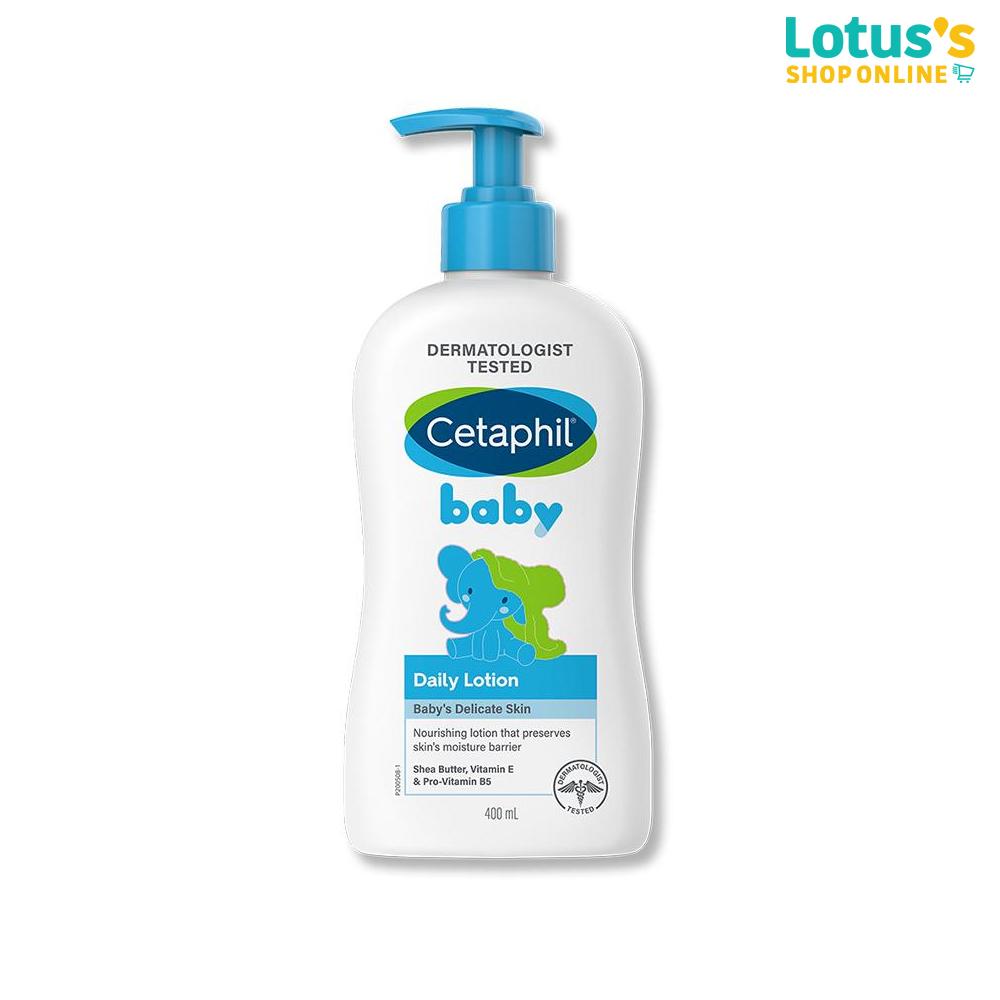 CETAPHIL BABY DAILY LOTION 400 ML. ราคา 425 บาท*ส่งฟรี
