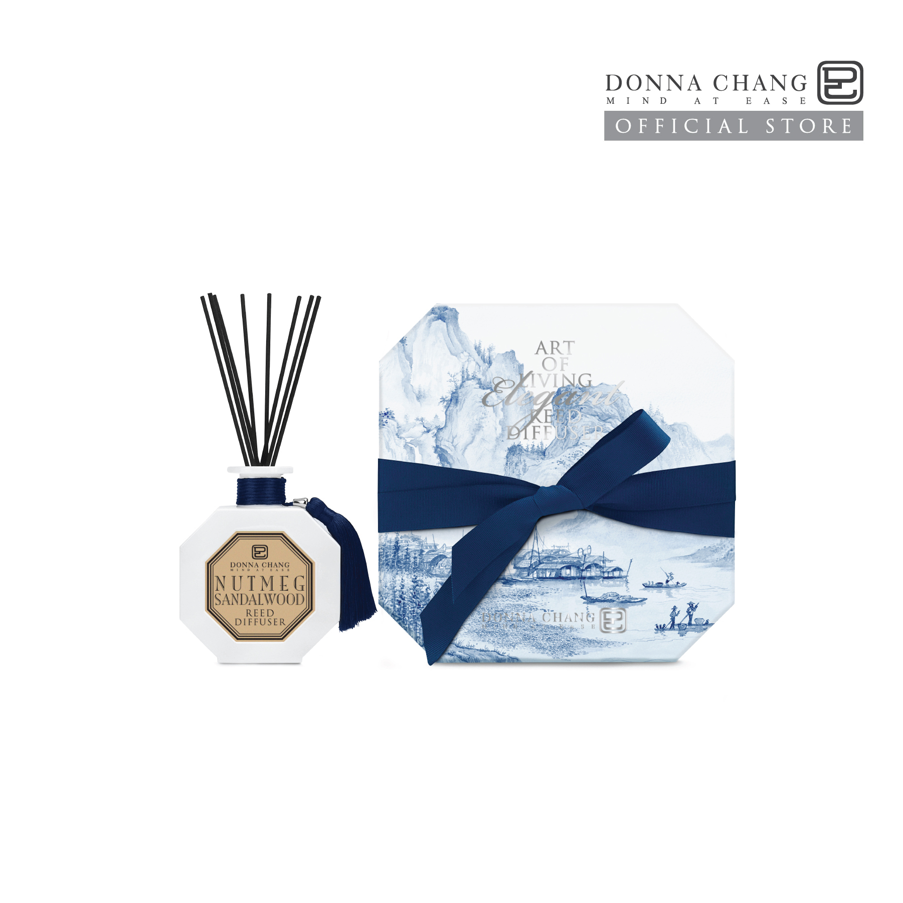 DONNA CHANG NUTMEG SANDALWOOD Reed Diffuser 200 ml ดอนน่า แชง ก้านไม้หอมกระจายกลิ่น น้ำหอมปรับอากาศ ก้านไม้หอม ราคา 2,684 บาท*ส่งฟรี