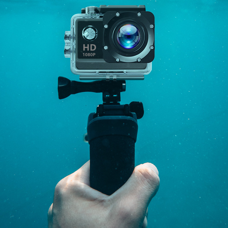 รูปภาพเพิ่มเติมของ HD 1080 ล้องแอคชั่นสปอร์ตแบบกันน้ำแบบพกพา กล้อง กล้องโกโปร กล้องติดหมวก กล้องรถแข่ง กล้องแอ็คชั่น กล้องบันทึกภาพ กล้องถ่ายภาพ กล้องติดหมวกกันน็อค กล้องติดหน้ารถ กล้องขนาดเล็ก Full Sport portable waterproof action camera
