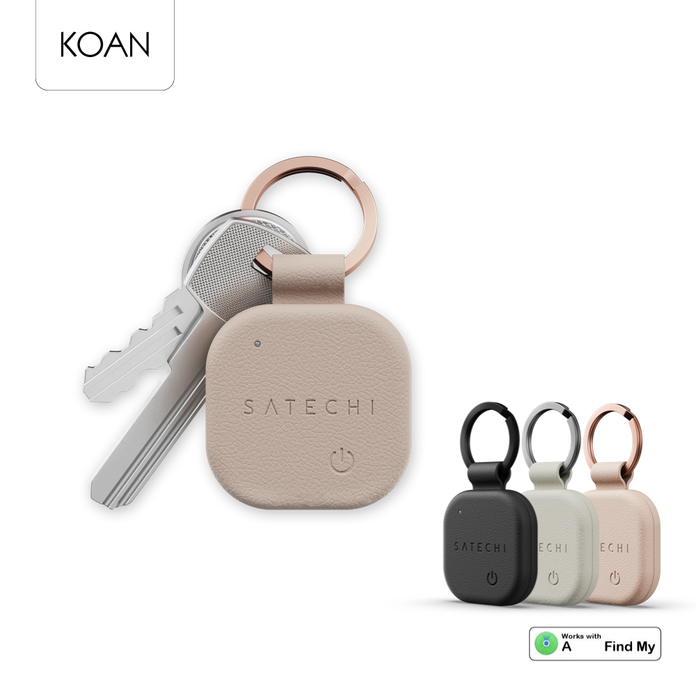 Satechi Tracking Device Vegan-Leather Findall Keychain ราคา 990 บาท*ส่งฟรี