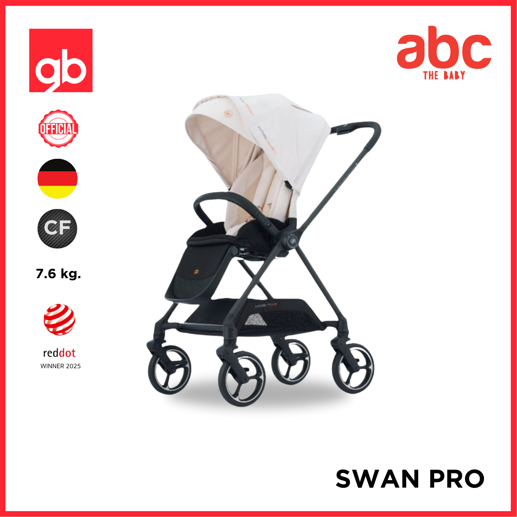 Gb Baby Stroller Model Swan Pro