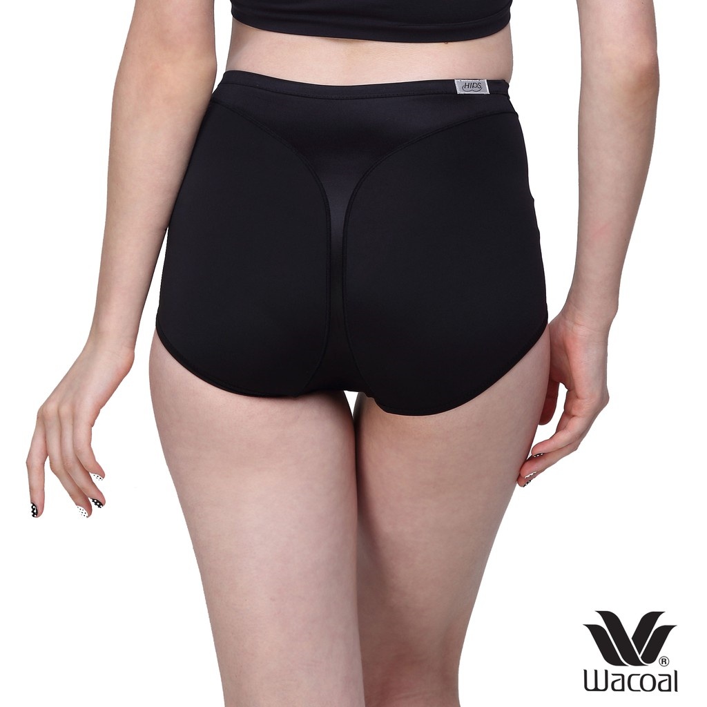 Wacoal Hips กระชับสัดส่วน สีดำ (BL) รุ่น WY1128 เก็บหน้าท้อง ปั้นก้นให้สวย ยกก้น กระชับ รัดหน้าท้อง รัดเอว หลังคลอด