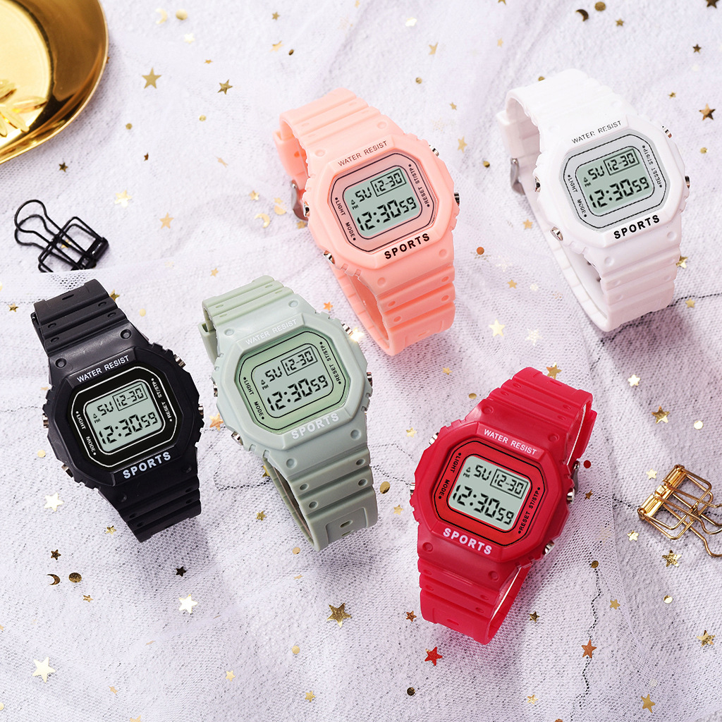 มุมมองเพิ่มเติมของสินค้า [ส่งฟรี] [สินค้าพร้อมส่งจากไทย] Ok Shopings ราคาถูกสุด นาฬิกา นาฬิกาข้อมือดิจิตอล นาฬิกาสปอร์ต นาฬิกาผู้หญิง แฟชั่นใหม่ สายซิลิโคน กันน้ำ มีไฟ LED ดิจิตอล นาฬิการาคาถูก สินค้าส่งจากไทย (มีบริการเก็บเงินปลายทาง) รุ่น INS01