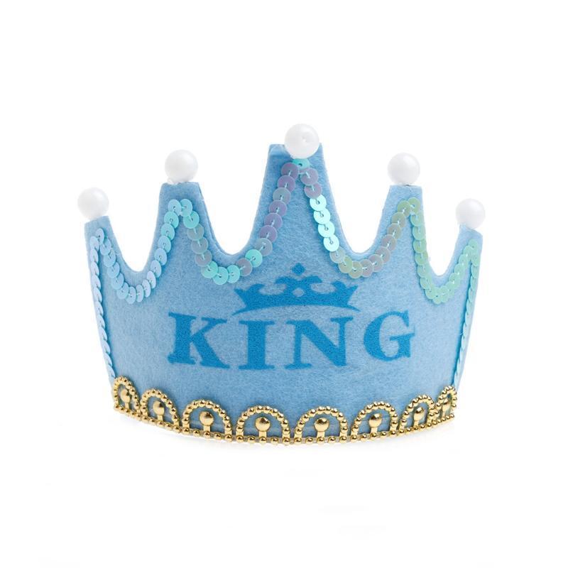 มงกุฎ LED สำหรับงานปาร์ตี้, Crown King Princess Birthday LED Party Hat