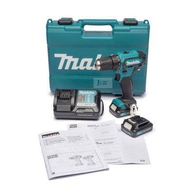 ดูภาพ Makita DF333DWYE สว่านไขควงไร้สาย 3/8 นิ้ว 12V CXT พร้อมแบตตารี่ 12V 1.5Ah x 2 ก้อน + แท่นชาร์ต DC10WD <br/>เพิ่มเติม Makita DF333DWYE สว่านไขควงไร้สาย 3/8 นิ้ว 12V CXT พร้อมแบตตารี่ 12V 1.5Ah x 2 ก้อน + แท่นชาร์ต DC10WD
