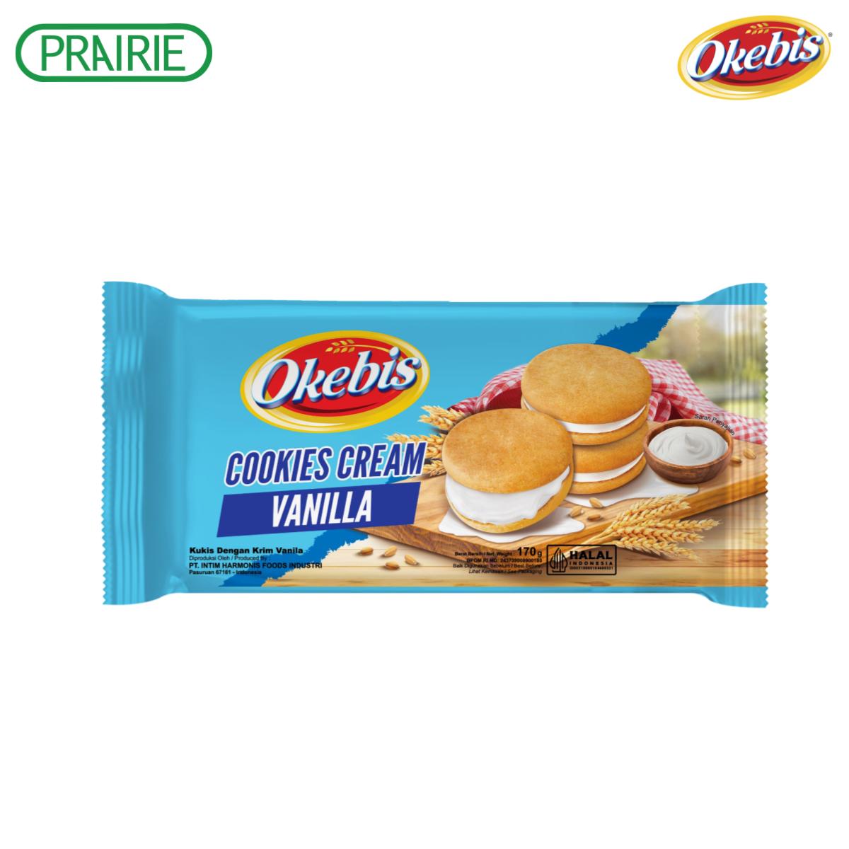 Okebis Cookies Cream Vanilla 170g / Okebis Cookies Cream Vanilla 170g ราคา 45 บาท*ส่งฟรี