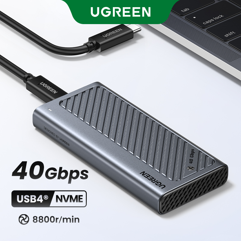 UGREEN 40Gbps M.2 NVMe PCIe SSD Case USB 4.0 3.2 Gen2 Compatible with M and B&M Keys Model: 45368 ราคา 2,290 บาท*ส่งฟรี