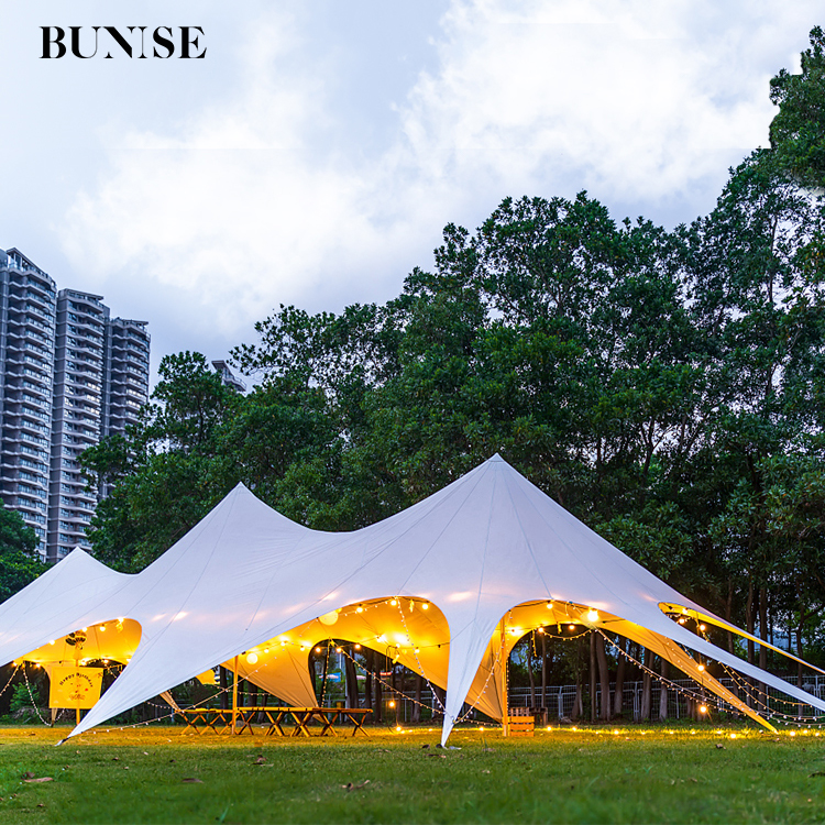 Bunise pole tent model p2416 large outdoor party tent outdoor party tent ราคา 12,040 บาท*ส่งฟรี