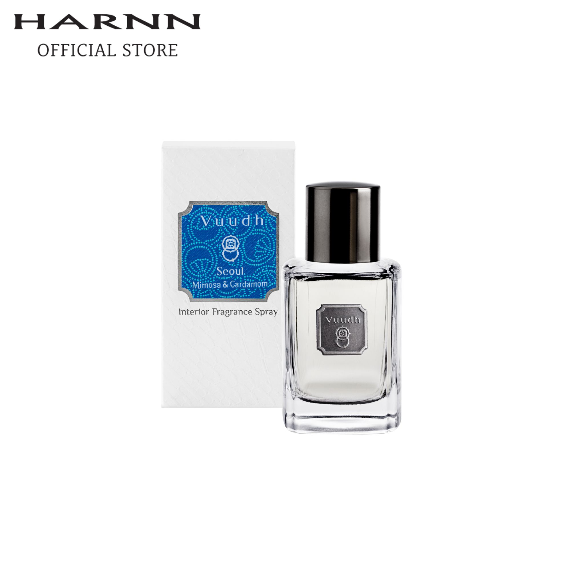 เจลดับกลิ่น น้ำหอมปรับอากาศภายในบ้านกลิ่นหอมสดชื่น HARNN VUUDH SEOUL (MIMOSA & CARDAMOM) INTERIOR FRAGRANCE SPRAY 50 ML. สเปรย์น้ำหอมปรับอากาศ สเปรย์ปรับอากาศ สเปรย์หอม สเปรย์ภายในบ้าน น้ำหอม ราคา 560 บาท*ส่งฟรี