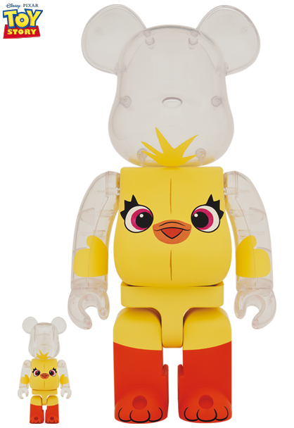 BEARBRICK Toy Story 4 - Ducky + Bunny 100％ & 400％ (TC