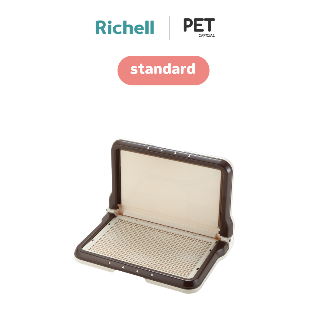 Richell Pet (ริเชล ) L- Shape 2 way ถาดรองฉี่สำหรับน้องหมาขนาดเล็กไม่เกิน 8 kg standard รูปทรงตัว L พับเก็บได้ มีพื้นที่ด้านหลังสูง คุณภาพญี่ปุ่น ห้องน้ำสุนัข ถาดรองฉี่ ห้องน้ำสุนัข ถาดรองฉี่สุนัข ถาดรองฉี่สัตว์เลี้ยง ราคา 1,200 บาท*ส่งฟรี