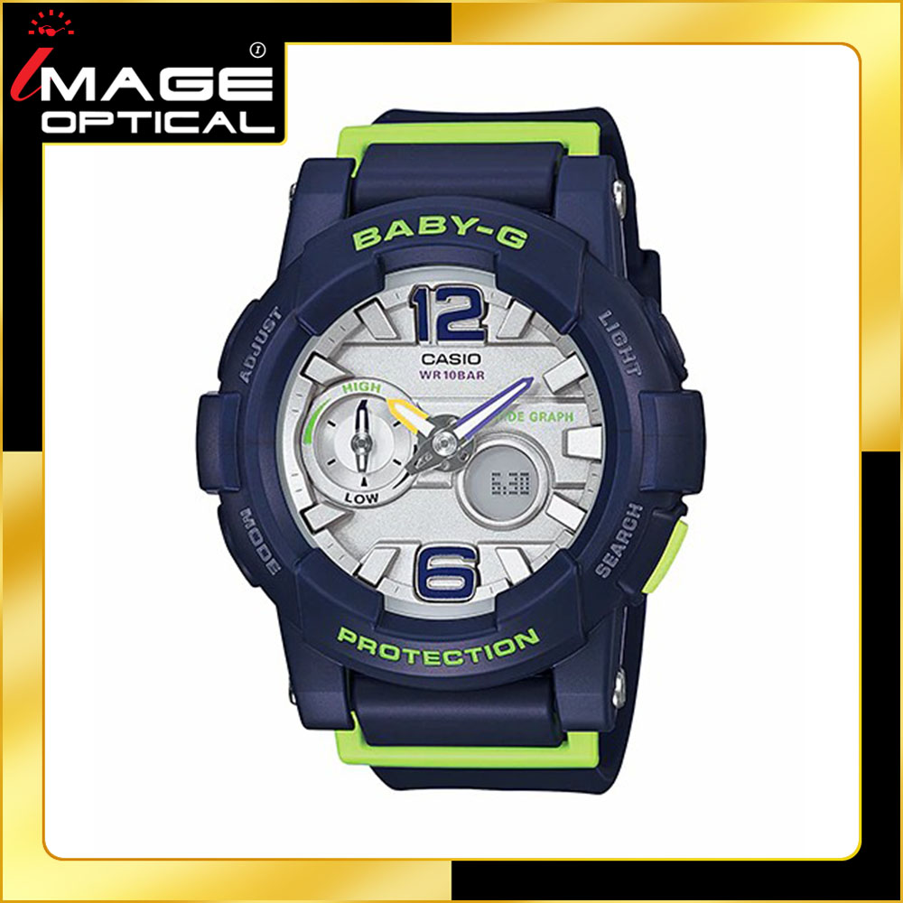 นาฬิกาข้อมือผู้หญิง ยี่ห้อ BABY-G G-LIDE รุ่น BGA-180-2BDR ราคา 2,650 บาท*ส่งฟรี