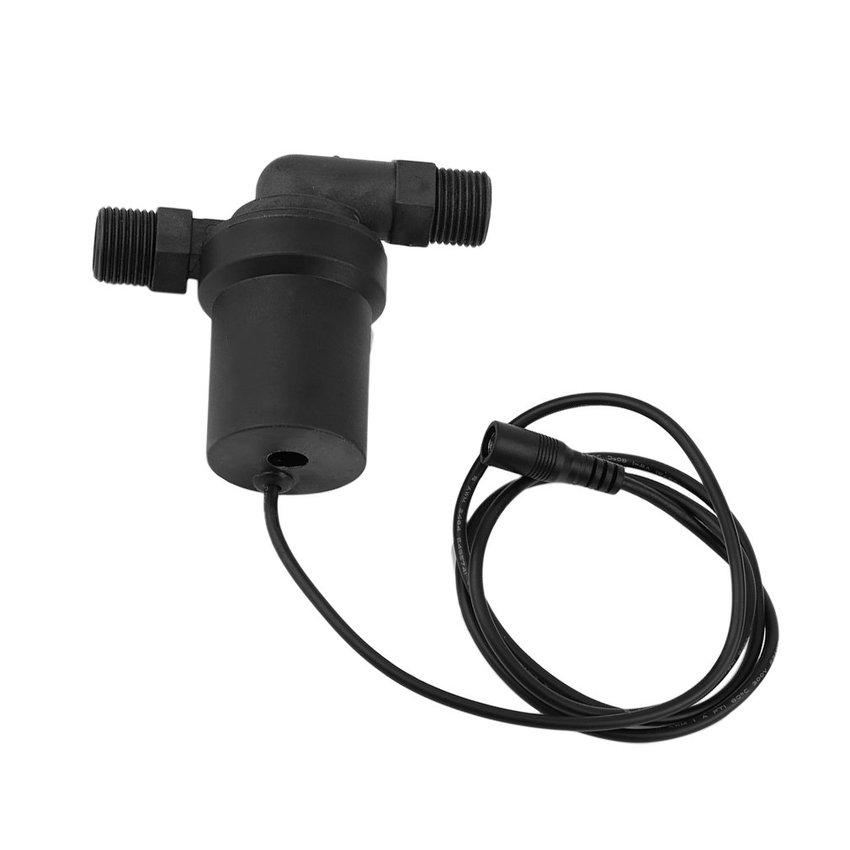 Hot Sale 12V 3M/24V 6M Brushless DC Pump Gas Solar Electric Water
Heater Booster Pump Heating Circulating Pump Black