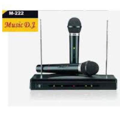 Music D.J. ไมค์ลอย music dVHF รุ่น M-222 ไมค์ลอยคู่ Music D.J. ไมค์ลอย music dVHF รุ่น M-222 ไมค์ลอยคู่