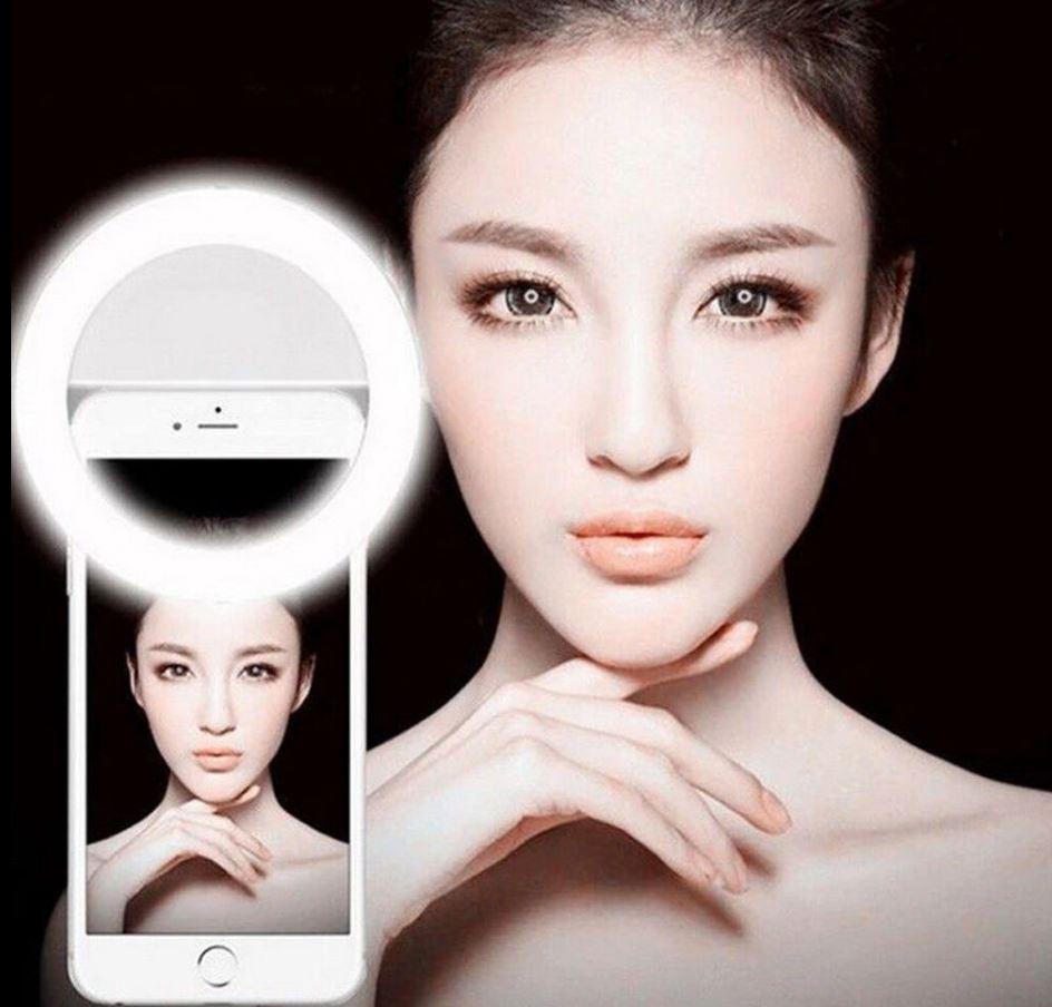 ไฟเซลฟี่ Selfie ring light LED ใช้ถ่ายภาพร่วมกับกล้องหน้ามือถือ
