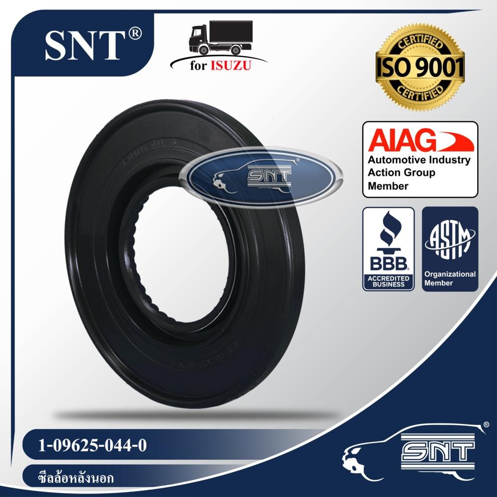 SNT ซีลล้อหลังนอก, Oil Seal - ISUZU ( อีซูซุ ) รุ่น SBR, FSR, FORWARD, FRR 210/190 P/N 1-09625-044-0, 1096250440 ราคา 113 บาท*ส่งฟรี