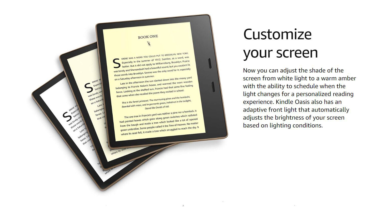 ภาพที่ให้รายละเอียดเกี่ยวกับ Amazon Kindle Oasis E-reader 2019 , 7 High-Resol Display (300 ppi), Waterproof, Built-In Ae, Wi-Fi or Cellular (Without Ads) - Ready to Ship , 1 Year Warranty