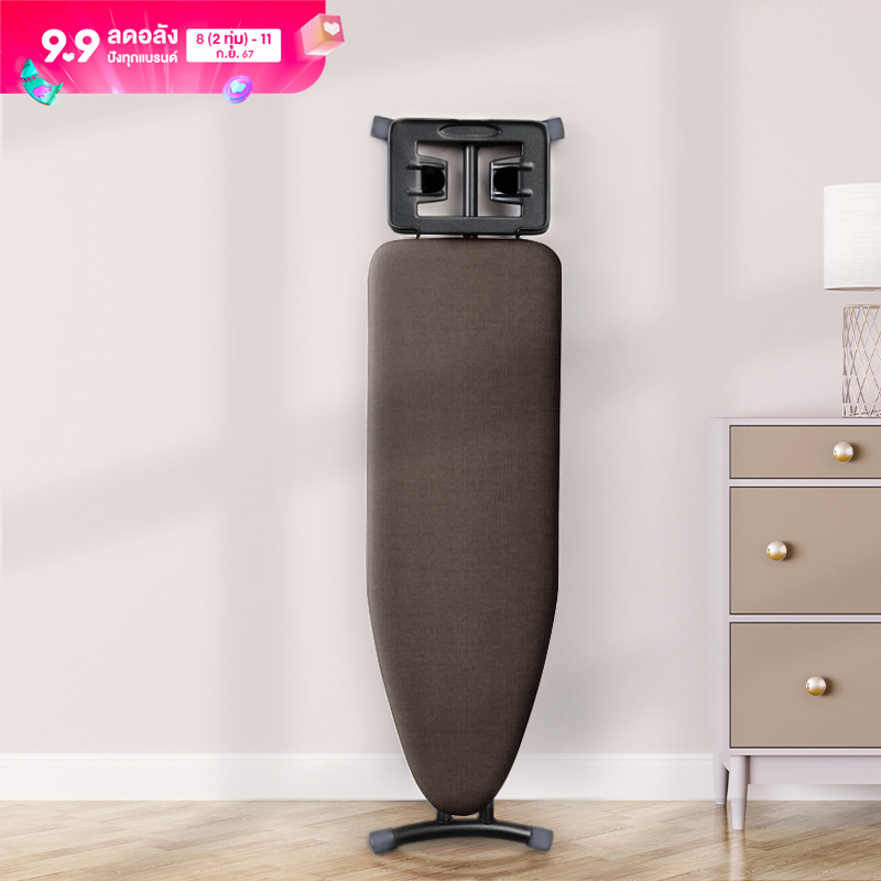 spring home ที่รองรีดผ้า โต๊ะรีดผ้า พับเก็บได้ ปรับระดับได้ ขาโต๊ะกันสื่น 122*36*30cm ที่รองรีดผ้าตั้งขา ขนาดใหญ่ รีดผ้าสะดวก ราคา 519 บาท*ส่งฟรี