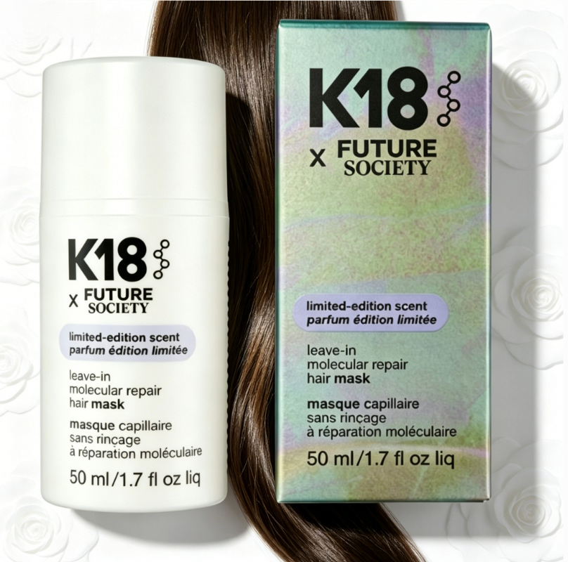 K18 Leave-In Hair Mask Limited Edition Fragrance, Size 50ml, Special Scented Leave-In Hair Mask, Limited Edition. Molecular Technology Helps Condition Rough Hair. Makes Hair Highly Flexible. Reduces Frizz and Split Ends. Has a Gentle, Pleasant Scent. Suit ราคา 459 บาท*ส่งฟรี
