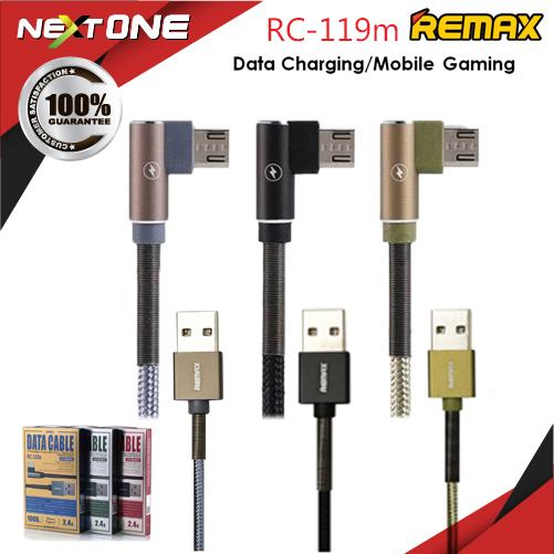 REMAX 2.4A Data Cable Ranger Series RC-119m สายชาร์จเร็วสำหรับ คอเกมส์ ของแท้ 100% Nextone