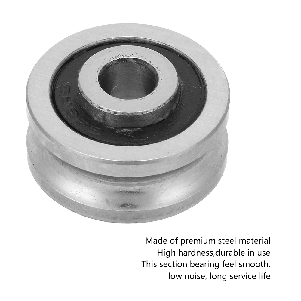 เกี่ยวกับสินค้า SG66 U ตลับลูกปืนเม็ดกลมร่องลึกตลับลูกปืนความเร็วสูง Guide Roller Bearing 6 * 22 * ​​11mm