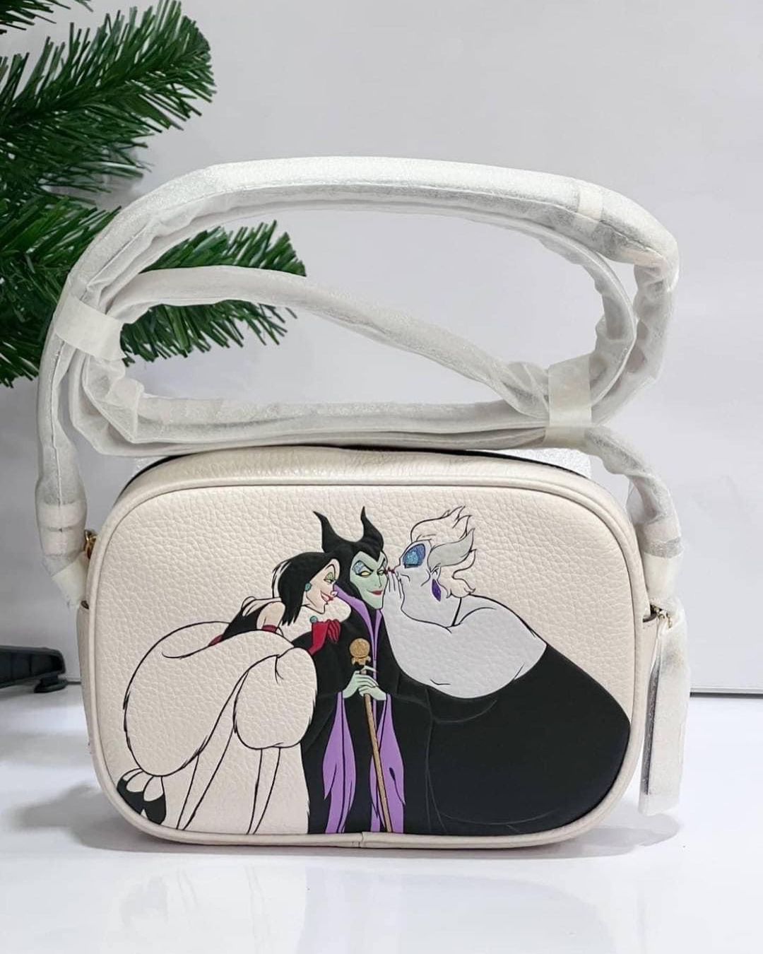Disney X Coach Mini Jamie Camera Bag with Villains Motif Ursula Maleficent  Cruel