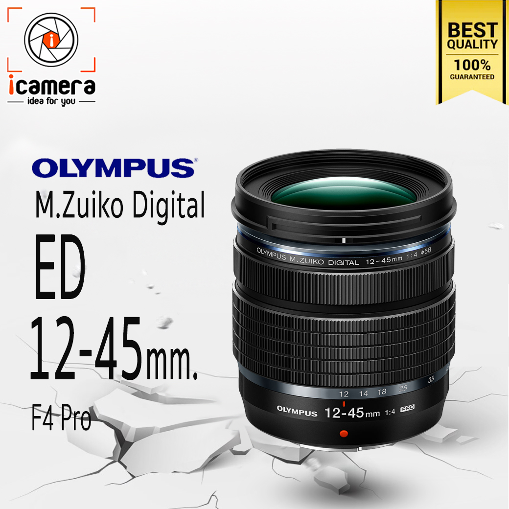 Olympus Lens M.Zuiko ED 12-45 mm. F4 Pro - รับประกันร้าน icamera gadgets 1ปี ราคา 14,890 บาท*ส่งฟรี